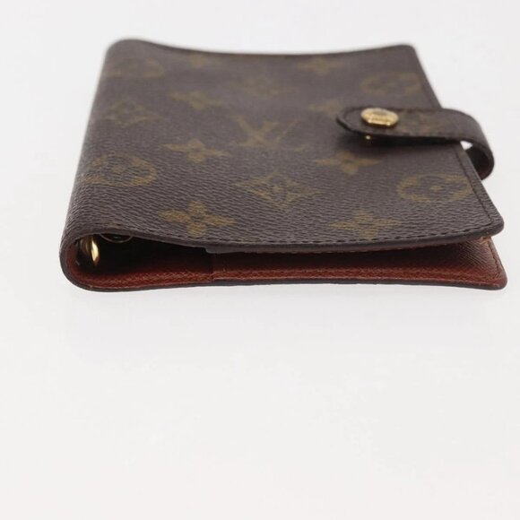 LOUIS VUITTON Monogram Agenda PM Day Planner Cover R20005 LV Auth 146032 - Picture 7 of 16